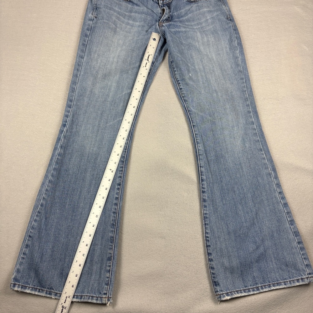 2000s Abercrombie & Fitch Low Rise Y2K Flare Leg Jeans - Picture 5 of 10